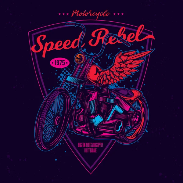 Speed _ rebel — Vector de stock