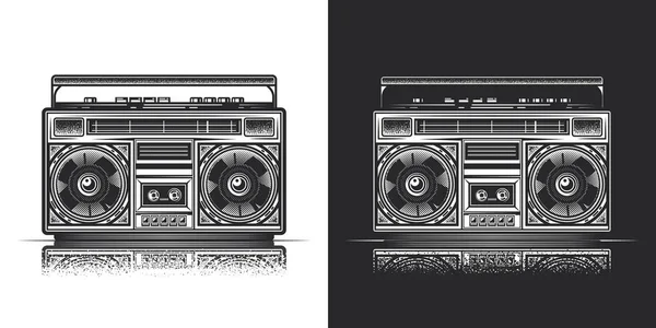 Boombox _ 01 — Vettoriale Stock