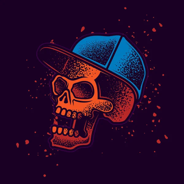 Skull_cap_02 — Stock vektor