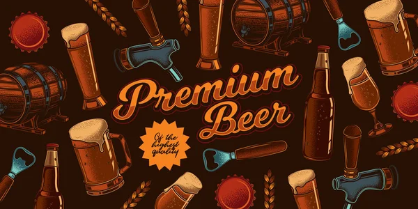 BeerBan _ 01 — Vector de stock