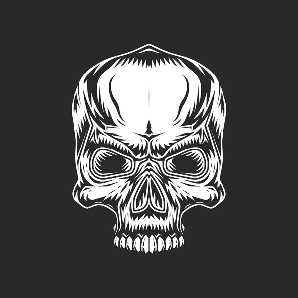 Skull _ new _ 02 — Vector de stock