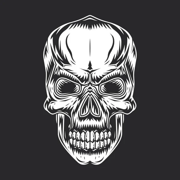 Skull_new_01 — Stok Vektör