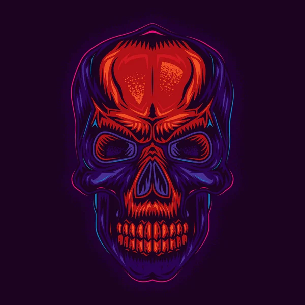 Skull_new_03 — Stockový vektor