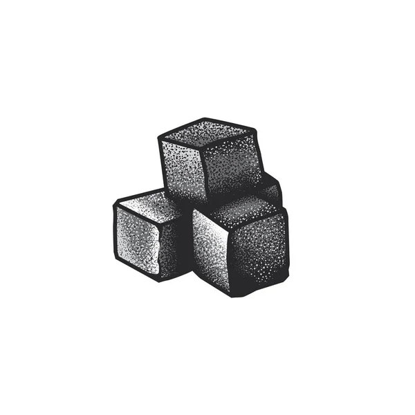 Eredeti Monochrom Vektor Illusztráció Retro Hangkazetta Stílusban Fehér Fekete Alapon — Stock Vector