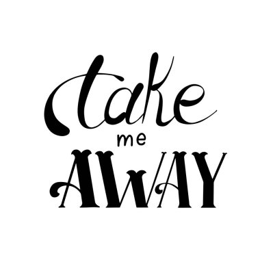 Seyahat el çizimi kaligrafik alıntı. Davetiye, tebrik kartı, baskılar ve posterler. Macera tipografisi zamanı. Vektör grafik tasarımı, metin harf kompozisyonu