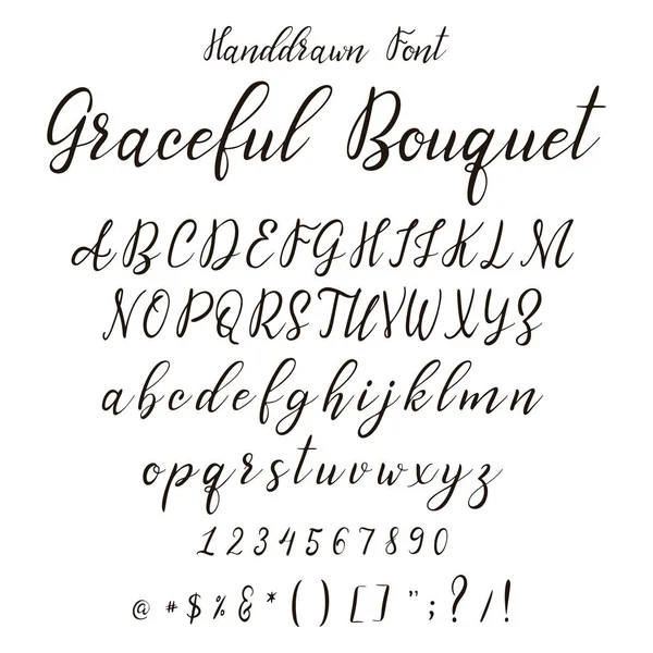 El çizimi yazı tipi. İtalyanca dinamik alfabe. Modern tipografi. Harf karakter seti. Vektör illüstrasyonu