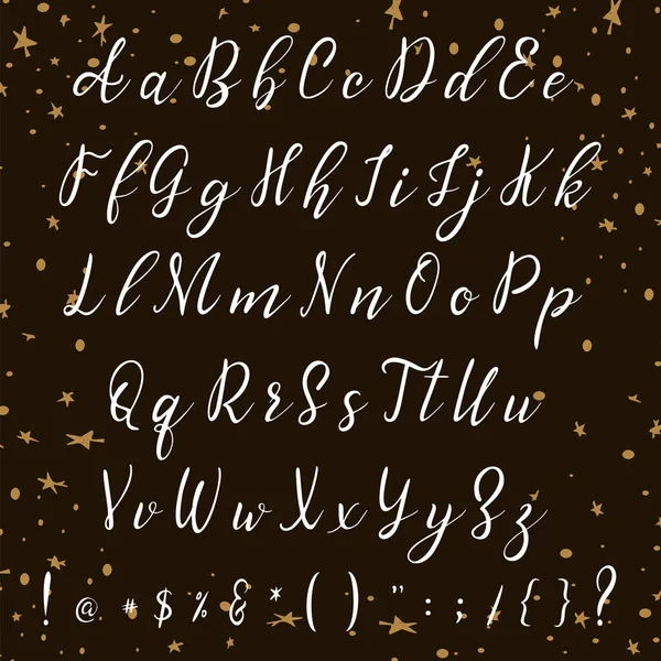 El çizimi yazı tipi. İtalyanca dinamik alfabe. Modern tipografi. Harf karakter seti. Vektör illüstrasyonu