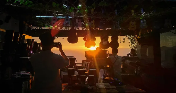Захід Сонця Саньї Провінція Хайнань Китай — стокове фото