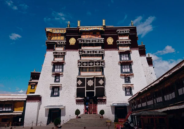 Potala Palota Tibetben Kínában — Stock Fotó