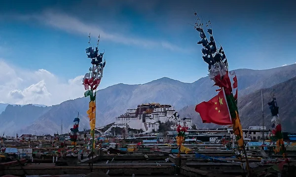 Vues Pendant Voyage Tibet — Photo