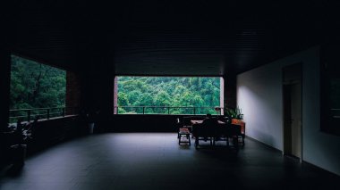 Pekin 'de Zhuhai Üniversitesi kampüsü Zhuhai City, Guangdong, Çin