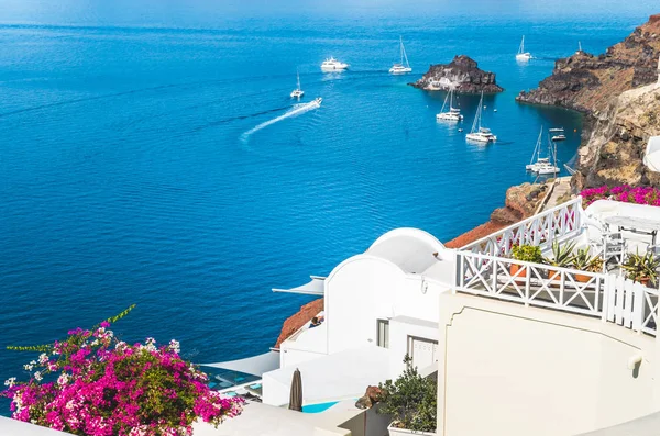 Oia Village, Îles Cyclades de Santorin, Grèce — Photo