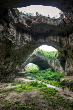 Devetashka mağarası, Lovech yakınlarında, Bulgaristan. 