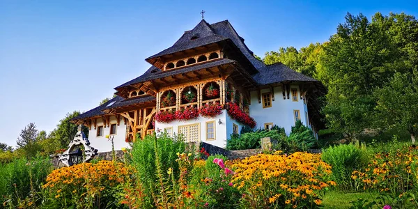 BARSANA MONASTERY - AUGUST 16. — Stock Photo, Image