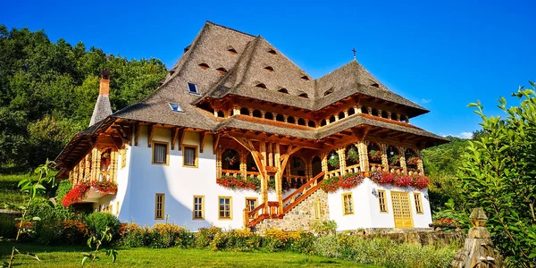 BARSANA MONASTERY - AUGUST 16. — Stock Photo, Image