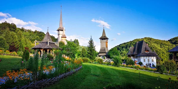 Barsana kloster-16 augusti. — Stockfoto