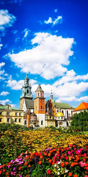 Wawel kastély Krakkóban, Lengyelország — Stock Fotó