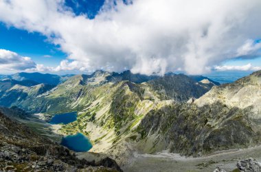 Polonya ve Slovakya 'da yüksek Tatras sırtları