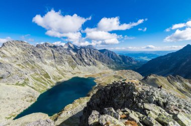 Polonya ve Slovakya 'da yüksek Tatras sırtları