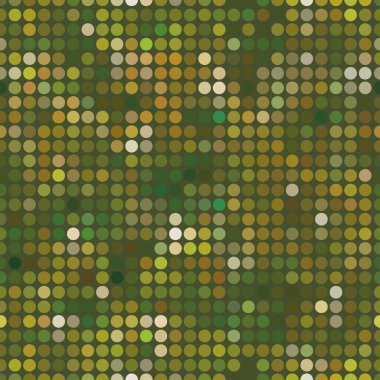 Noktalı soyut desen. Yeşil doku. Kusursuz vektör arkaplanı.