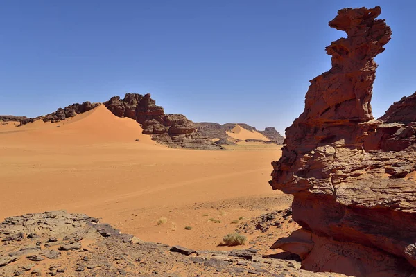 Σαχαρα Ερτ Στην Αλγερια Στο Ταδρτ Παρκ Sand Θαλασσιεσ Μορφεσ — Φωτογραφία Αρχείου