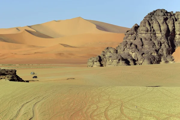 Sahara Deseria Algeria Tadrart National Park — 스톡 사진