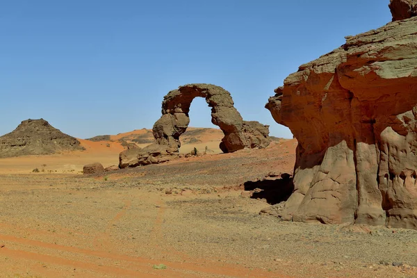 Sahara Deseria Algeria Tadrart National Park — 스톡 사진