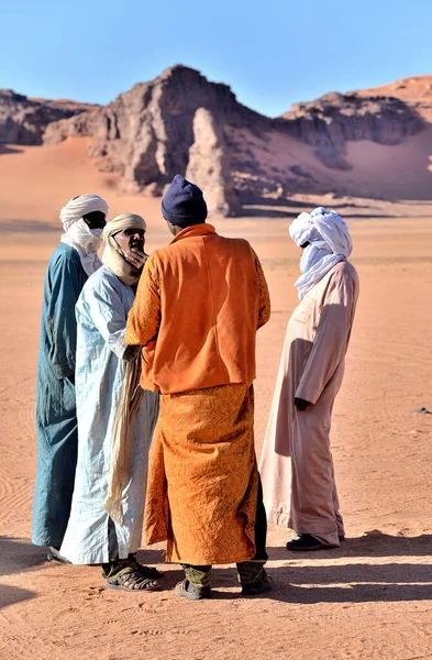 Oasi Djanet Nel Deserto Della Sahara Algeria — Foto Stock