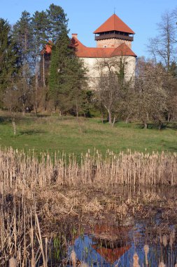KARLOVAC, KROATIA 'DA eski DUBOVAC Şatosu
