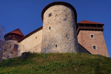 KARLOVAC, KROATIA 'DA eski DUBOVAC Şatosu