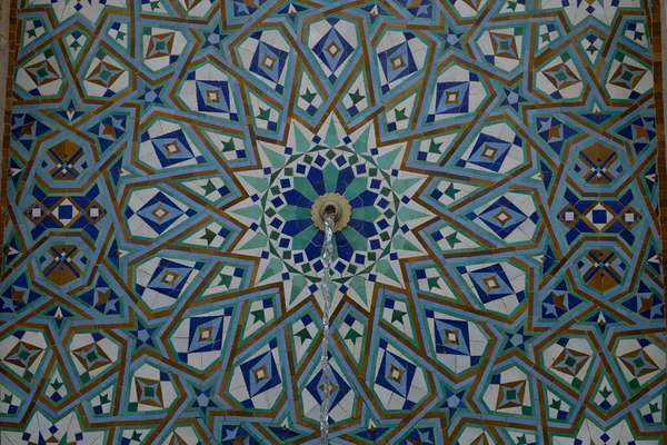 Dessins Modèles Géométriques Floraux Art Islamique Maroc — Photo