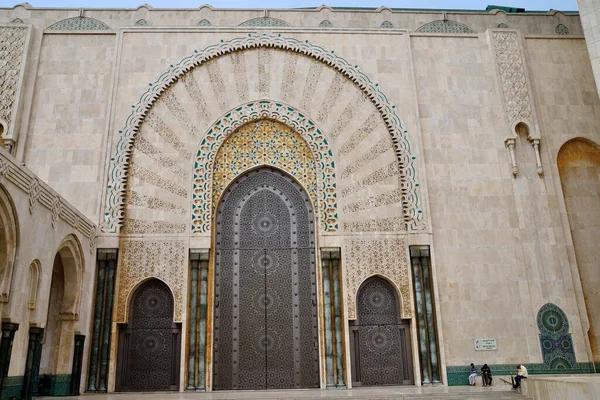 Dessins Modèles Géométriques Floraux Art Islamique Maroc — Photo