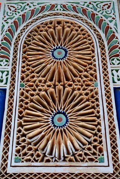 Diseños Geométricos Florales Patrones Del Arte Islámico Marruecos — Foto de Stock