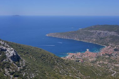 KOMIZA KROATIA 'DA VIS Adası' nda.