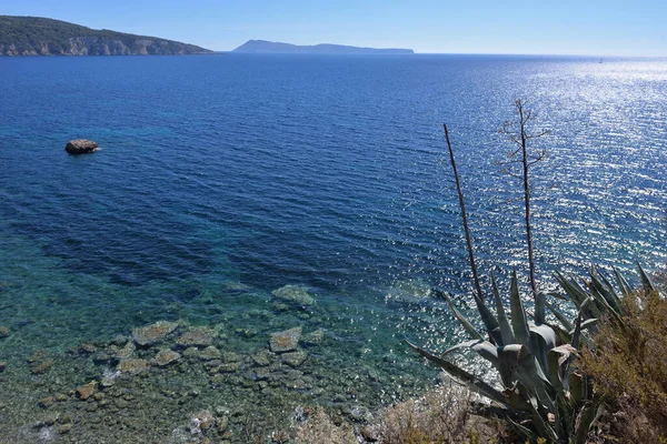 Kamenice Beach Island Vis Chorvatsko — Stock fotografie