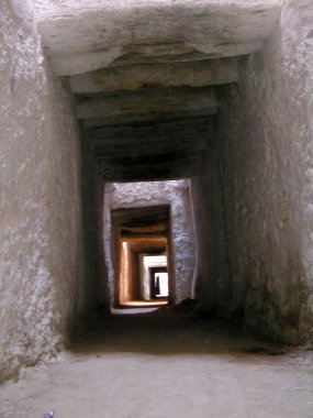 Libia 'daki GHADAMES Vahası. TRADITİON MİRKETESİ