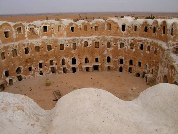 Libye Qasr Haj Architecture Berbre Afrique Nord — Photo