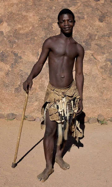Désert Namibie Membres Tribe Damara — Photo