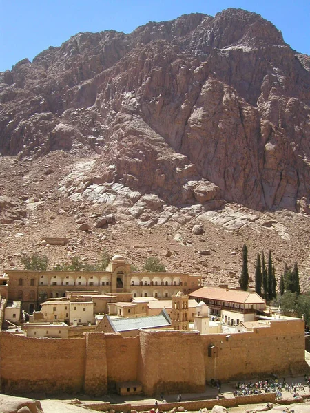 Säkerhetens Monasteri Sinai Peninsula Egyptet — Stockfoto