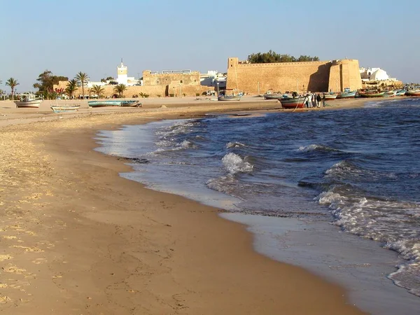Hammamet Tunisien Visa Från Old Medina Med Beach — Stockfoto