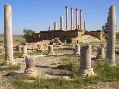 THUBURBO MAJUS, ROMAN TUNISIA 'DA Yıkıldı