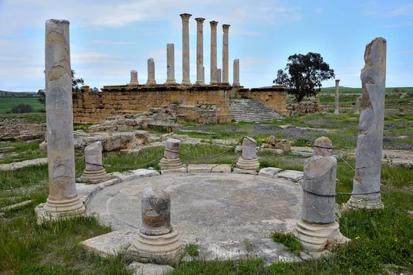 THUBURBO MAJUS, TUNISIA. ROMAN Yıkıntıları