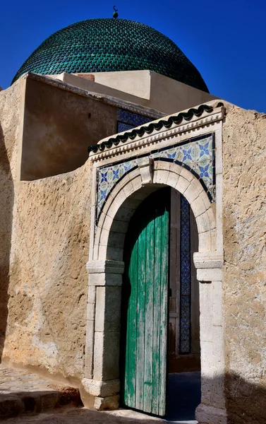 Portas Tunisia Designos Padrões Islâmicos — Fotografia de Stock