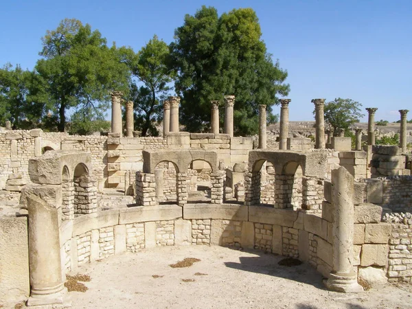 Макфар Тунис Анциент Мактарис Римлянин Ранние Христианские Руины — стоковое фото