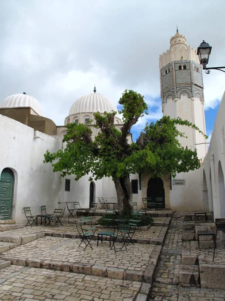 Det Kef Tunisien Panoramisk Visa Med Great Mosque — Stockfoto