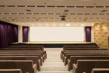 Büyük boş modern toplantı, seminer, konferans salonu