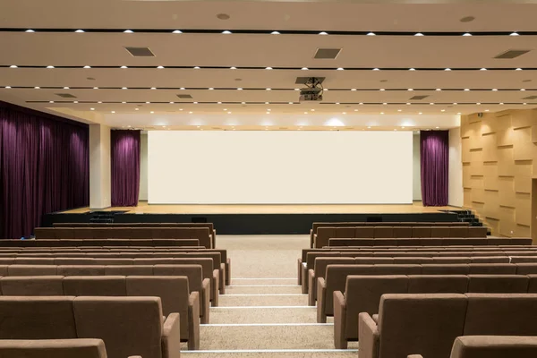 Big Empty Modern Meeting Seminar Conference Room — Stock Photo, Image