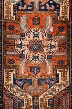  Halı tasarım halının arka plan. Dekoratif Halı sergi salonu Bakü halı Müzesi. Halı meseum halı desen görünüm doku 
