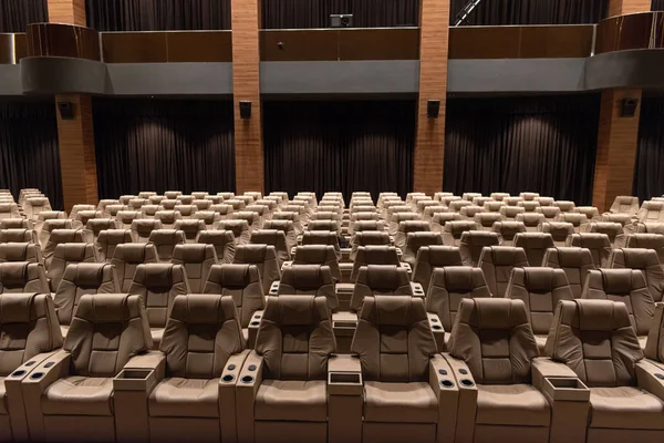 Riunione Moderna Vuota Seminario Sala Conferenze Palco Libero Sala Cinema — Foto Stock