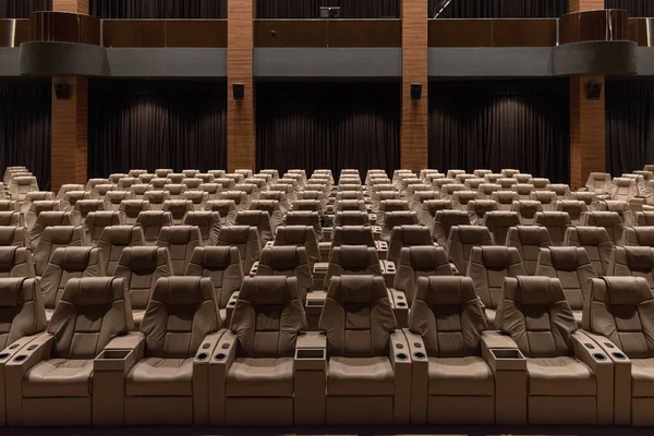 Riunione Moderna Vuota Seminario Sala Conferenze Palco Libero Sala Cinema — Foto Stock